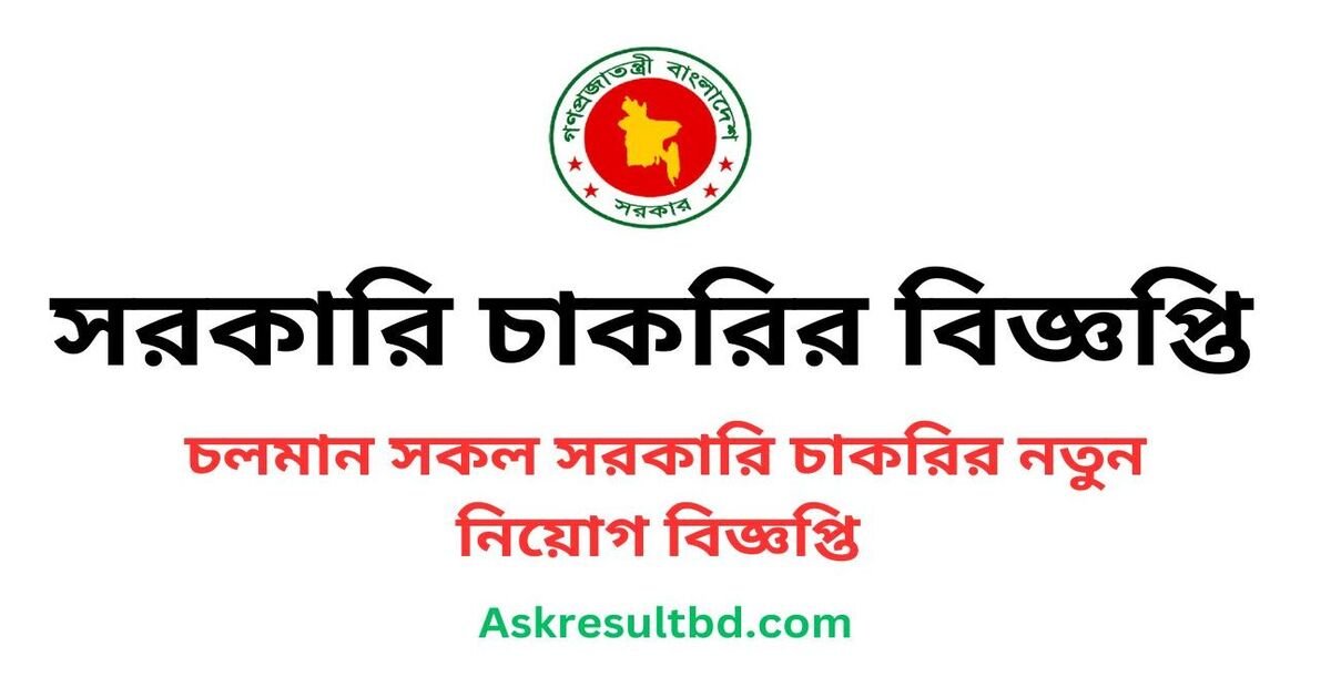 Recent Government Job Circular